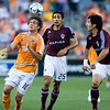 Troy > The defending MLS Champions Houston Dynamo defeated the Colorado Rapids 2-1 for their first victory of the season May 10, 2008 in Houston, Texas.